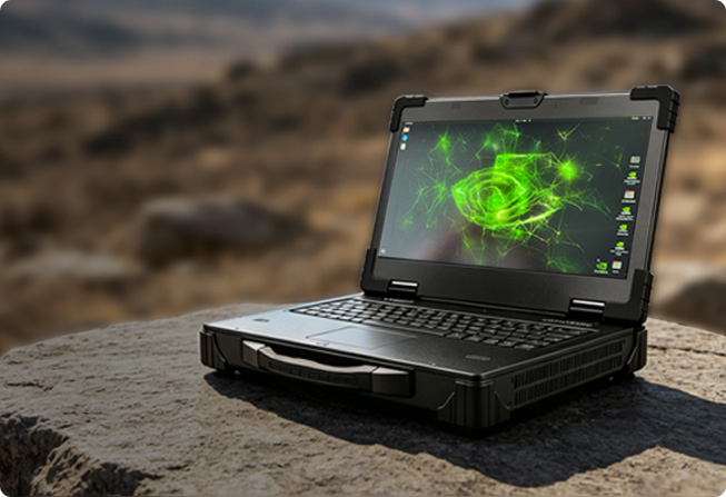 Rugged & Portable, Boundless Intelligent Computing | Rugged Mobile AI Laptop 11F5E1